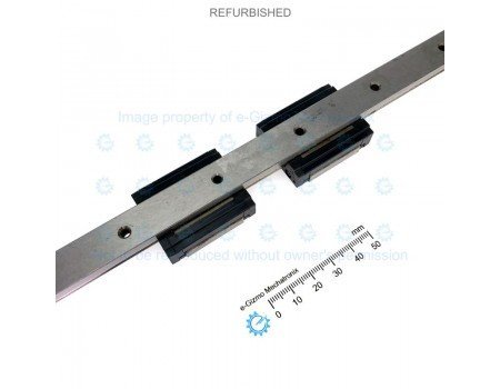 THK Linear Motion Guide LM 15x9.5x240mm with 2x carriage RSR15ZM [Refurbished]