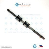 THK Linear Motion Guide LM 12x7.5x283mm with 2x carriage RSR12ZM [Refurbished]