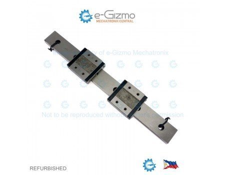 IKO Linear Motion Guide LM 24x8x239mm with 2x carriage LWLF24B [Refurbished]