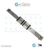 THK Linear Motion Guide LM 24x8.5x309mm with 2x carriage SRS12WM [Refurbished]