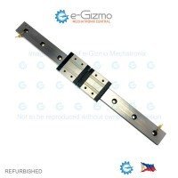 Misumi Linear Motion Guide LM 24x8x309mm + 2x carriage SSEBW-14  [Refurbished]