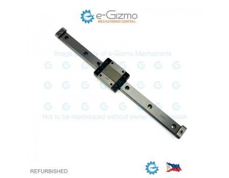 THK Linear Motion Guide LM 15x9.5x229mm with 1x carriage RSR15VM [Refurbished]