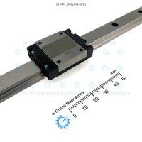 THK Linear Motion Guide LM 15x9.5x309mm with 1x carriage SRS15M [Refurbished]