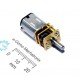 N20 150RPM Gear Motor