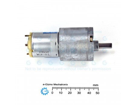 Tsukasa High Torque DC Gear Motor 24V 19.4rpm 3.6W  TG-47A-LG-224-KA