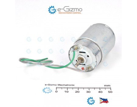 12-24V 6000rpm High Torque DC Motor Double Shaft Magnetic Shield