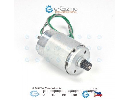 12-24V 6000rpm High Torque DC Motor Double Shaft Magnetic Shield