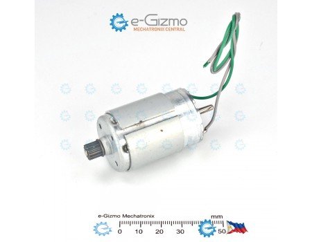 12-24V 6000rpm High Torque DC Motor Double Shaft Magnetic Shield