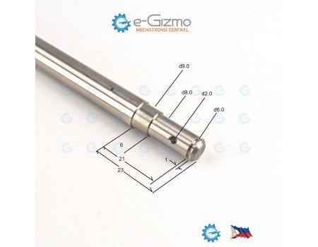 Stainless Shaft 301 d10 x 393mm Machined Ends ( Shafting Rod Round Bar )