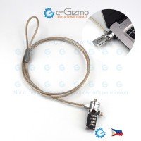 Budget Cable Lock for Laptops Combination Lock 1.05M