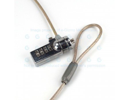 Budget Cable Lock for Laptops Combination Lock 1.05M Budget Cable Lock for Laptops Combination Lock 1.05M