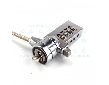 Budget Cable Lock for Laptops Combination Lock 1.05M Budget Cable Lock for Laptops Combination Lock 1.05M