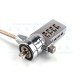 Budget Cable Lock for Laptops Combination Lock 1.05M Budget Cable Lock for Laptops Combination Lock 1.05M