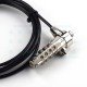 Premium OEM Cable Lock for Laptops Combination Lock DEFCONCL 2M AL7500 Premium OEM Cable Lock for Laptops Combination Lock DEFCONCL 2M AL7500