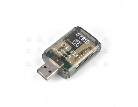 USB Card Reader 4-in-1 Micro SD/TF M2 MS/MS PRO Duo