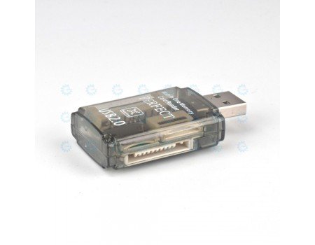 USB Card Reader 4-in-1 Micro SD/TF M2 MS/MS PRO Duo