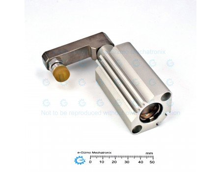 SMC MKB20-10RZ Rotary Clamp Cylinder Clamping Actuator  [USED]