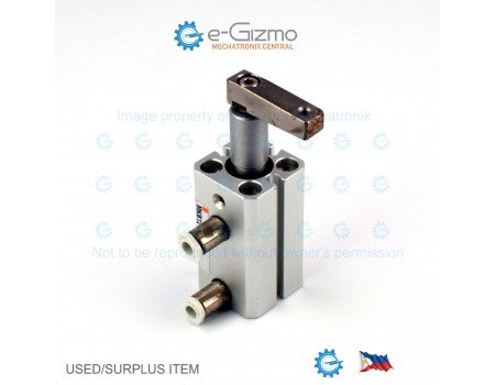 SMC MKB12-10LN Rotary Clamp Cylinder Clamping Actuator  [USED]