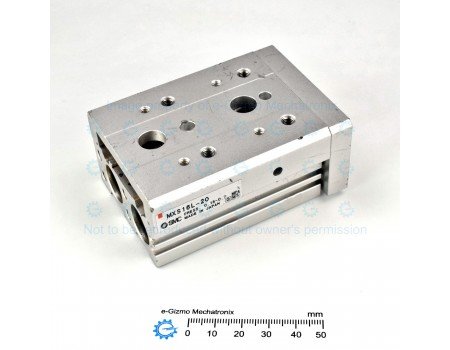 SMC Slide Table Cylinder Dual Rod MXS16L-20 [USED]