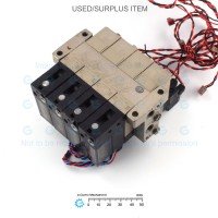 SMC 4x ZX-05 Vacuum Ejectors + 8x VJ324M in Manifold [USED]