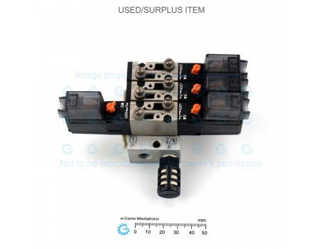 SMC Solnoid Valves in Manifold 2x VZ3150 + 1X VZ3250 100VAC Coil