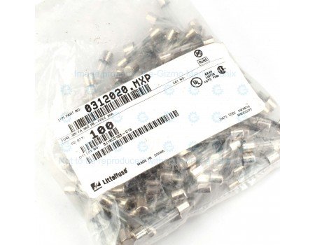 Littelfuse 20A 32V 32mm Cartridge Fuse Glass Tube Fast Acting 0312020.MXP Littelfuse 20A 32V 32mm Cartridge Fuse Glass Tube Fast Acting 0312020.MXP