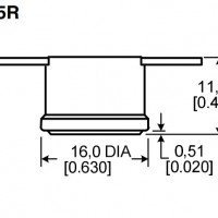 Honeywell 100C Normally Closed Thermal Switch Auto Reset 2455R Series