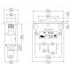 Circuit Breaker Rocker Switch Style 15A 250VAC