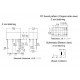 NAIS Miniature LATCHING Bistable SPST 12V 8A Power Relay DSP1a-L2-DC12V NAIS Miniature LATCHING Bistable SPST 12V 8A Power Relay DSP1a-L2-DC12V