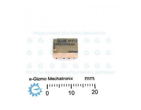 NAIS AGQ200S4H 4.5V 1A DPDT Ultra Small Package Flat Polarized SMD Relay NAIS AGQ200S4H 4.5V 1A DPDT Ultra Small Package Flat Polarized SMD Relay