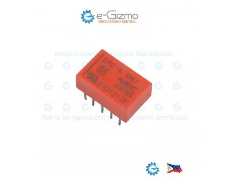 NEC EA2-4.5NU 4.5V 2A DPDT Compact DIP Relay UL,CSA