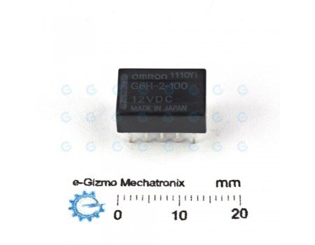Omron G6H-2-100 Ultra Sensitive Compact DPDT Relay 12V DIP Omron G6H-2-100 Ultra Sensitive Compact DPDT Relay 12V DIP