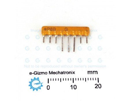 Thick Film Resistor Network 4x 10K 8pins Isolated
