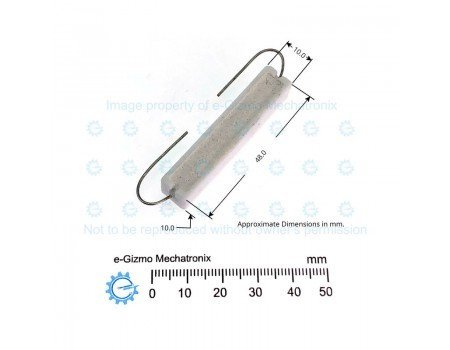 5R1 10W Ceramic Cement Axial Lead Resistor 5R1 10W Ceramic Cement Axial Lead Resistor