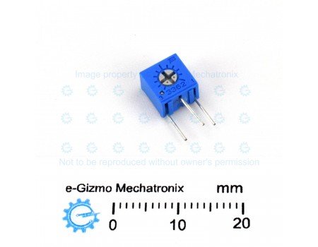 Bourns 2K Cermet Precision Trimmer Potentiometer Sealed Single Turn 3362W Bourns 2K Cermet Precision Trimmer Potentiometer Sealed Single Turn 3362W