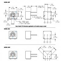 BI 2K Precision Trimmer Model 25U +/-100ppm/C BI 2K Precision Trimmer Model 25U +/-100ppm/C
