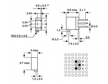 Spectrol 200K Precision Trimmer - 3/8” square, multiturn 64Z 204 Spectrol 200K Precision Trimmer - 3/8” square, multiturn 64Z 204