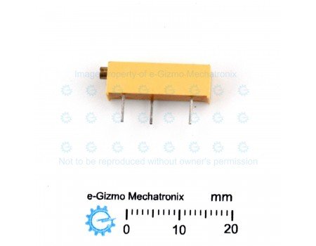 Spectrol 2K Precision Trimmer - 3/4” rectangular, multiturn 18T 43P202 Spectrol 2K Precision Trimmer - 3/4” rectangular, multiturn 18T 43P202