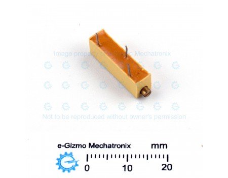 Spectrol 2K Precision Trimmer - 3/4” rectangular, multiturn 18T 43P202 Spectrol 2K Precision Trimmer - 3/4” rectangular, multiturn 18T 43P202