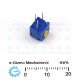 Copal 500R Cermet Precision Trimmer Potentiometer Resistor Single Turn Copal 500R Cermet Precision Trimmer Potentiometer Resistor Single Turn