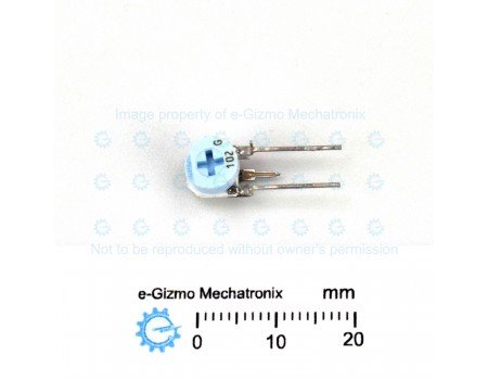 HDK 1K Cermet Trimmer Potentiometer Resistor Single Turn HDK 1K Cermet Trimmer Potentiometer Resistor Single Turn