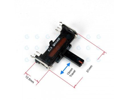 Panasonic Dual Slide Potentiometer 20KB 673  Open Frame Center Tap