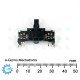 Panasonic Dual Slide Potentiometer 100KB x2 662 651 Open Frame Center Detent