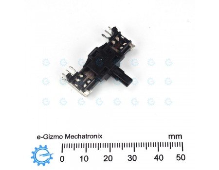 Panasonic Dual Slide Potentiometer 100KB x2 662 651 Open Frame Center Detent