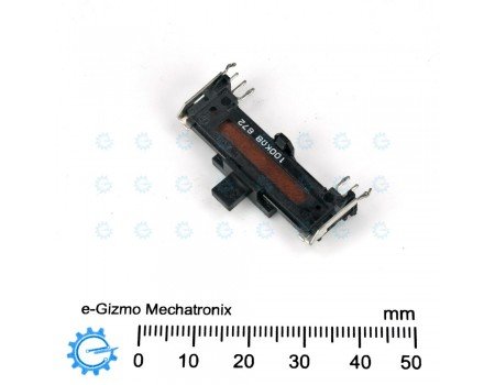 Panasonic Single Slide Potentiometer 100KB x1 672 Open Frame Center Detent Panasonic Single Slide Potentiometer 100KB x1 672 Open Frame Center Detent