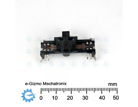 Panasonic Dual Slide Potentiometer 100KB x2 ON2 Open Frame Center Detent