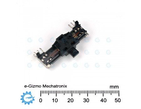 Panasonic Dual Slide Potentiometer 100KB x2 ON2 Open Frame Center Detent