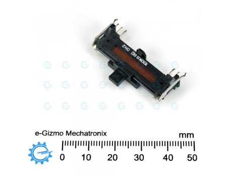 Panasonic Dual Slide Potentiometer 100KB x2 ON2 Open Frame Center Detent