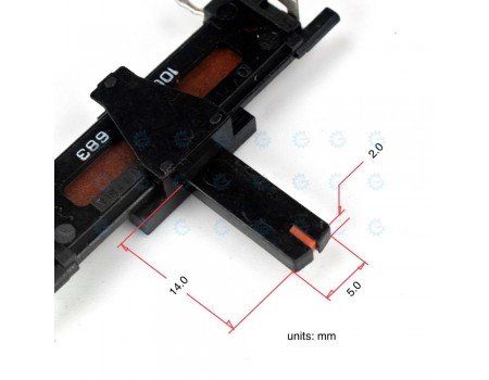 Panasonic Dual Slide Potentiometer 100KG x2 683 Open Frame Center Detent