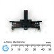 Panasonic Dual Slide Potentiometer 100KG x2 683 Open Frame Center Detent Panasonic Dual Slide Potentiometer 100KG x2 683 Open Frame Center Detent